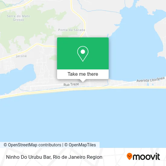 Ninho Do Urubu Bar map