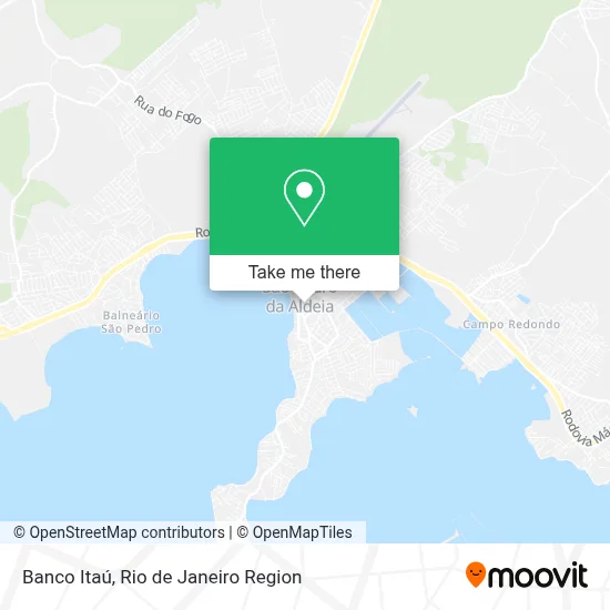 Banco Itaú map