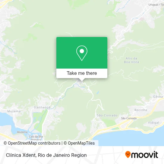 Clínica Xdent map