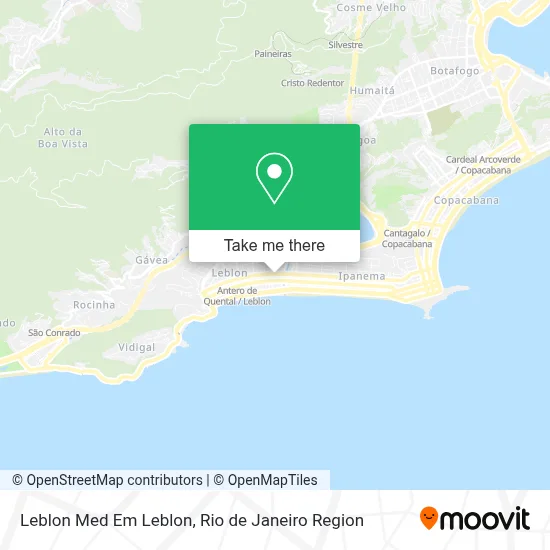 Leblon Med Em Leblon map