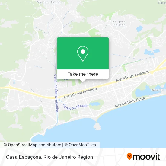 Casa Espaçosa map