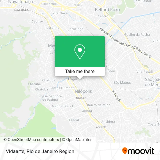 Vidaarte map