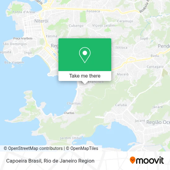 Capoeira Brasil map