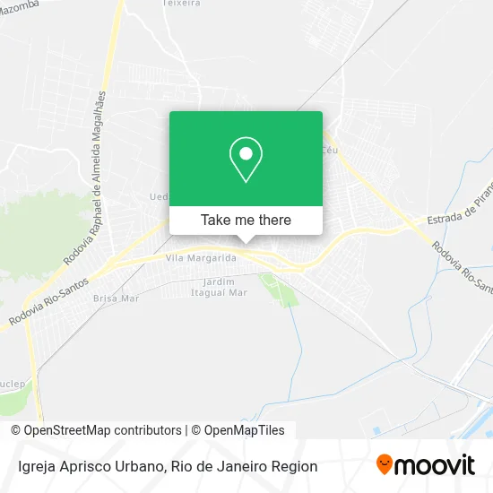 Igreja Aprisco Urbano map