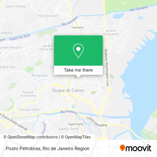 Posto Petrobras map
