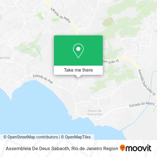 Assembleia De Deus Sabaoth map
