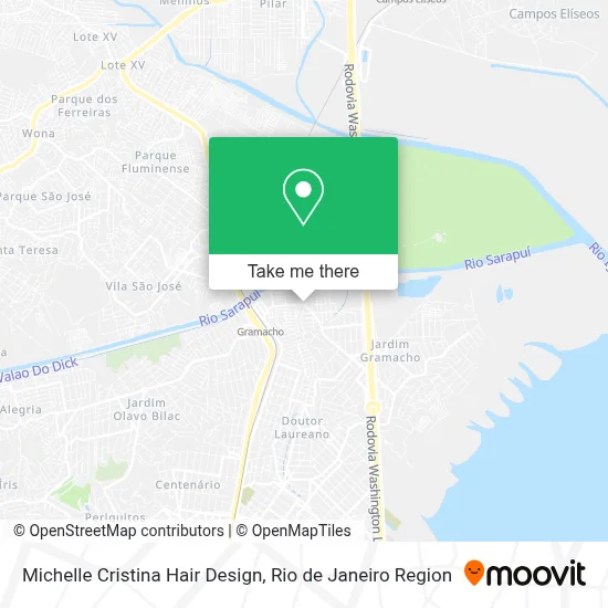 Michelle Cristina Hair Design map