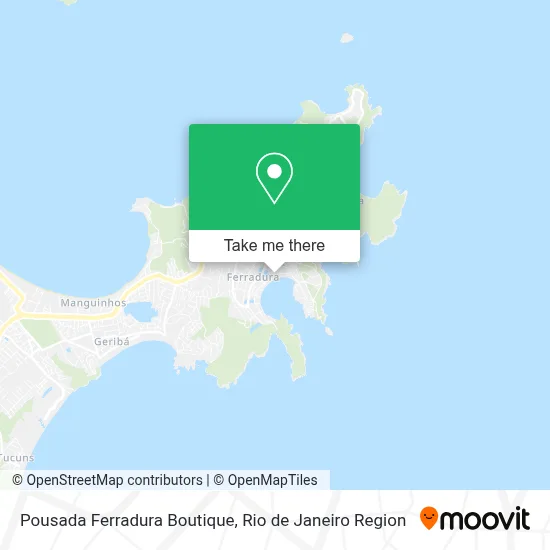 Pousada Ferradura Boutique map