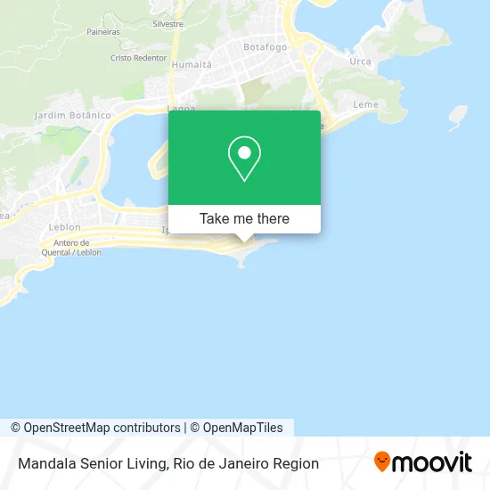 Mandala Senior Living map