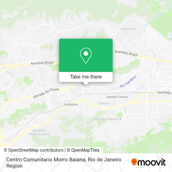 Centro Comunitario Morro Baiana map