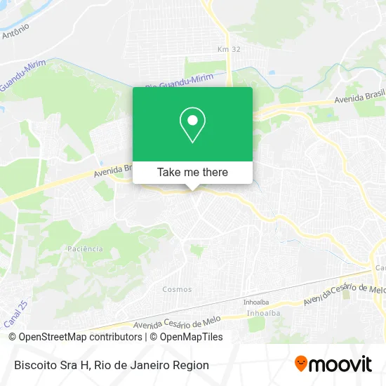 Biscoito Sra H map