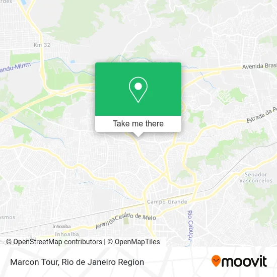 Marcon Tour map