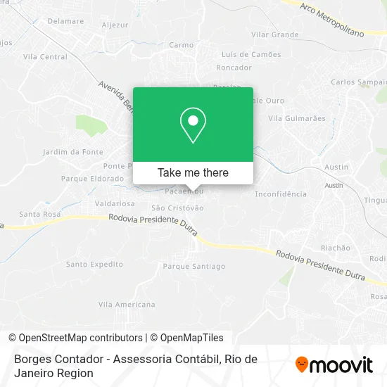 Borges Contador - Assessoria Contábil map