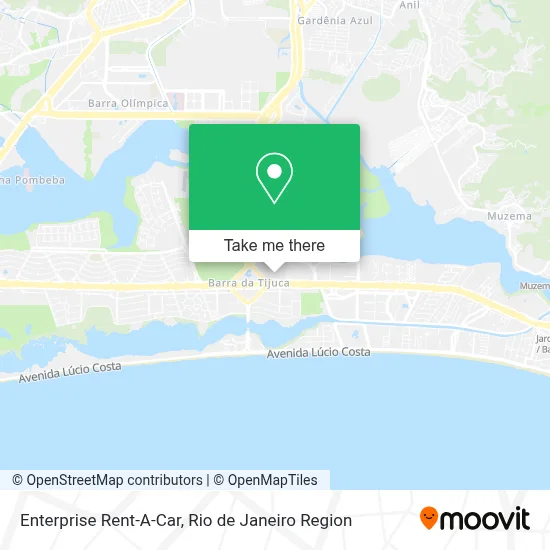 Enterprise Rent-A-Car map