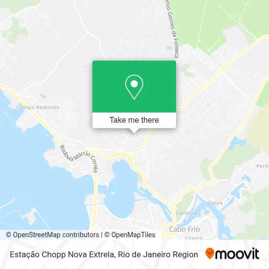 Estação Chopp Nova Extrela map