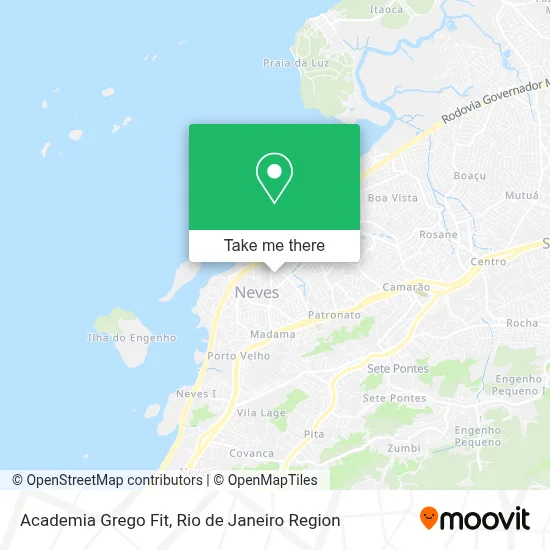 Academia Grego Fit map