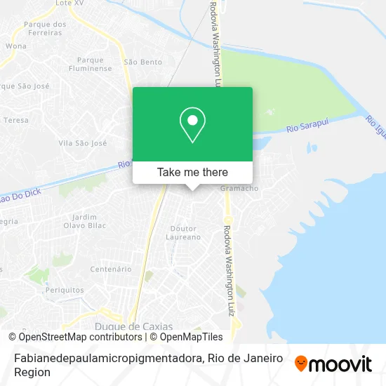 Fabianedepaulamicropigmentadora map