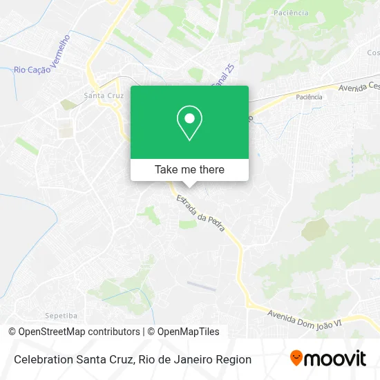 Celebration Santa Cruz map