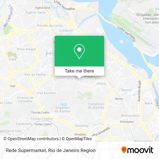 Rede Supermarket map