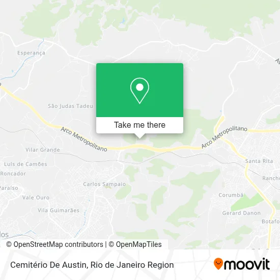 Cemitério De Austin map