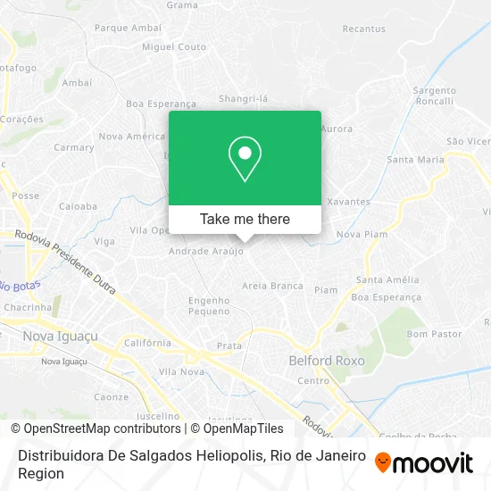 Distribuidora De Salgados Heliopolis map