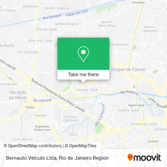 Bernauto Veículo Ltda map