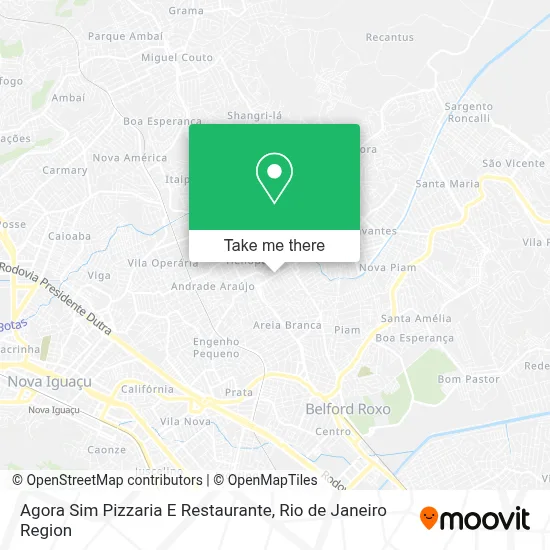 Agora Sim Pizzaria E Restaurante map