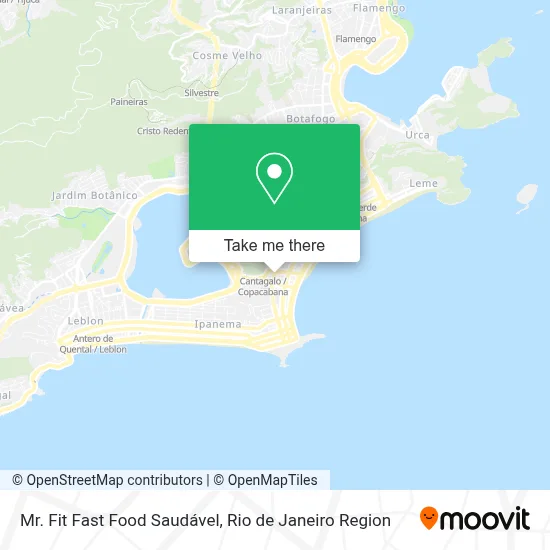 Mr. Fit Fast Food Saudável map