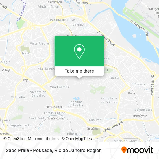 Sapê Praia - Pousada map