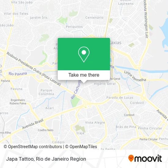 Japa Tattoo map