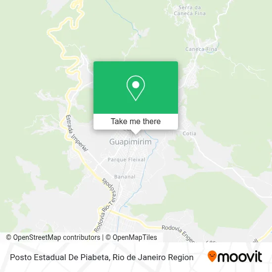 Posto Estadual De Piabeta map
