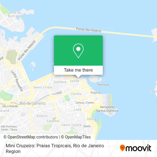 Mini Cruzeiro: Praias Tropicais map