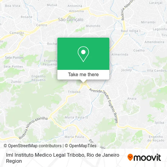 Iml Instituto Medico Legal Tribobo map