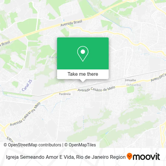 Igreja Semeando Amor E Vida map