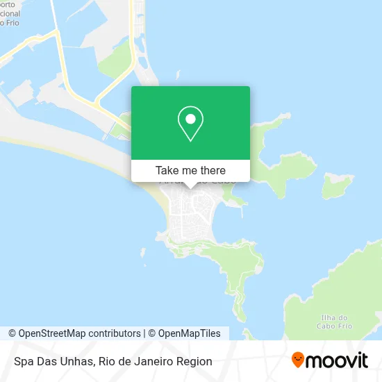 Spa Das Unhas map