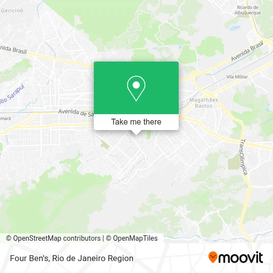 Four Ben's map