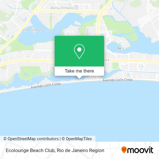 Ecolounge Beach Club map