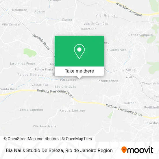 Bia Nails Studio De Beleza map