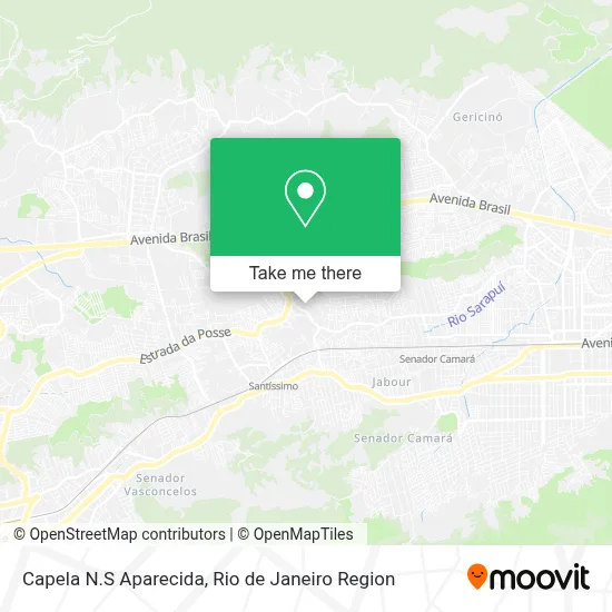Capela N.S Aparecida map