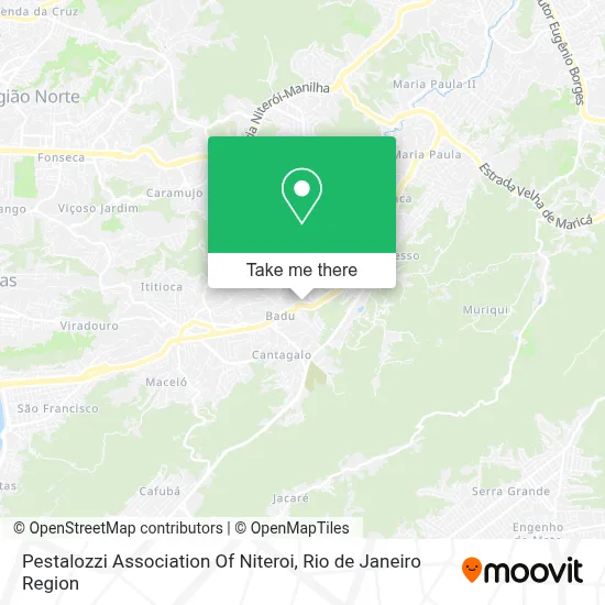 Pestalozzi Association Of Niteroi map