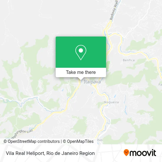 Vila Real Heliport map