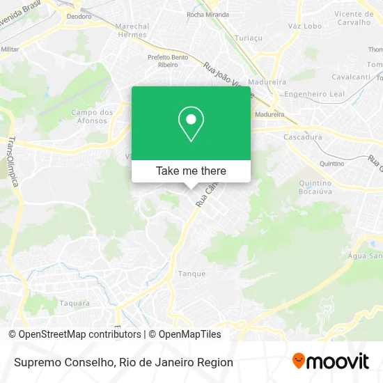 Supremo Conselho map