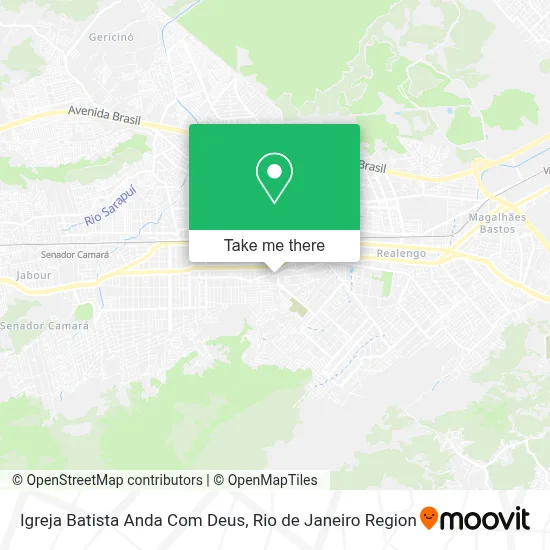 Igreja Batista Anda Com Deus map