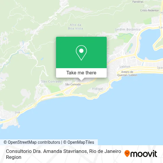 Consultorio Dra. Amanda Stavrianos map