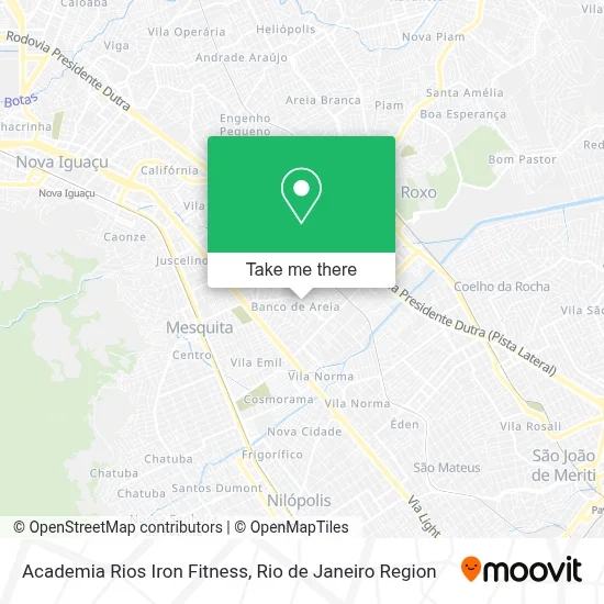 Academia Rios Iron Fitness map