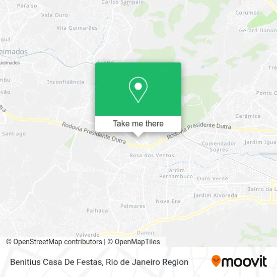 Benitius Casa De Festas map