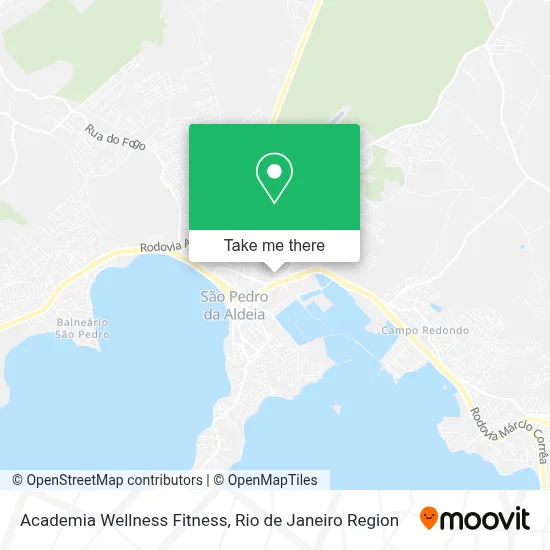 Academia Wellness Fitness map