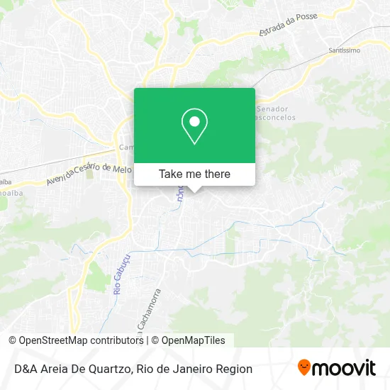 D&A Areia De Quartzo map