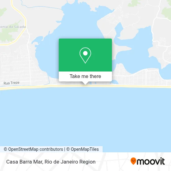 Casa Barra Mar map