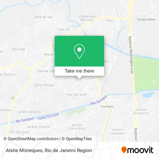 Atelie Moneques map